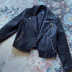 American Eagle Vegan Leather Jacket
